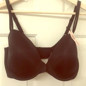 Victoria’s Secret T-Shirt Black Demi 34DDD NWT